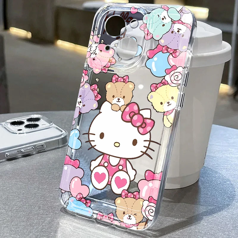 Custodia morbida per telefono Sanrio Hello Kitty carina per Honor 90 Lite X9a X8b X9b Y9 Prime 2019 X7b