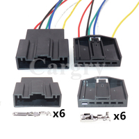 1 Set 6P 6984754-01 AC Assembly Car Cigarette Lighter Wiring Terminal Socket Automobile Electric Tail Lamp Wire Connector