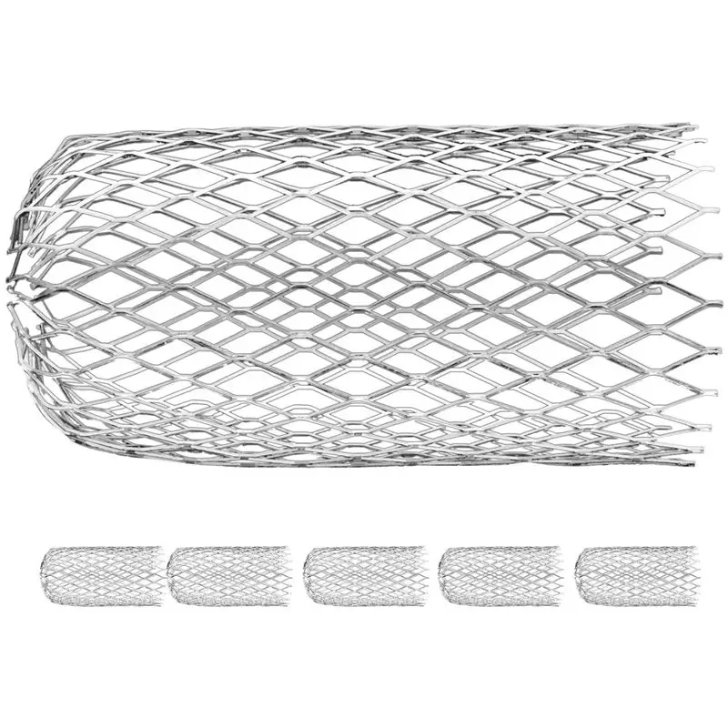 PERFECT MODERN 6 Pack Gutter Guard 3 Inch Expandable Aluminium Filter Strainer Gutter Downspout Guard For Stopping Blockage Leav