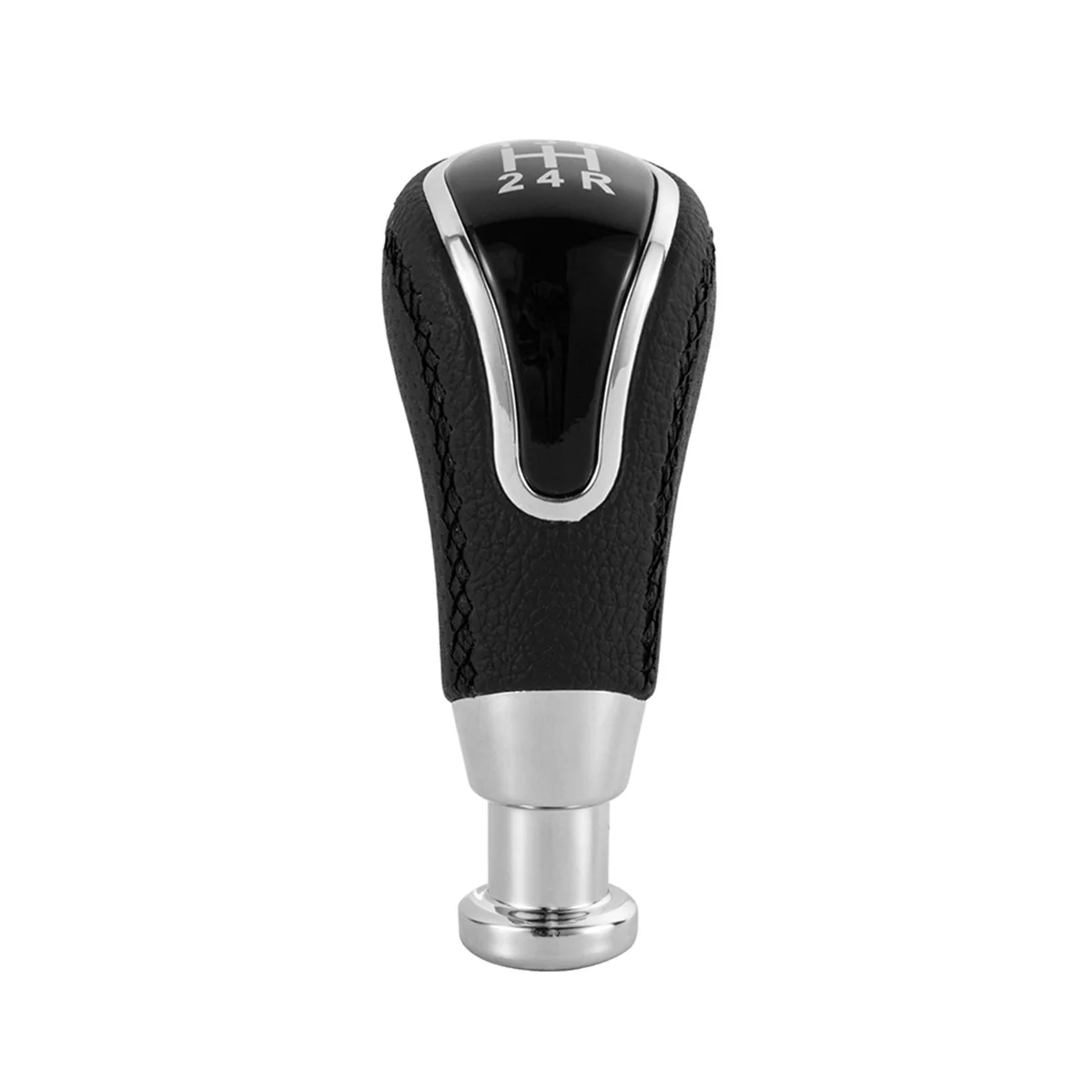 5 Speed Manual Car Gear Shift Knob Shifter Lever for Lada Vesta Granta Vaz Kalina Niva Samara Largus Chrome+Black