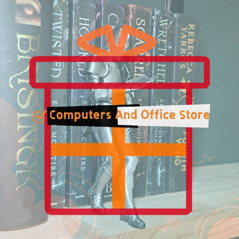 3D Printing Knight Statue Knight Bookshelf Decor Armored Gothic Statue Fantasy Library Figurine for Book Lovers Unique Desktop