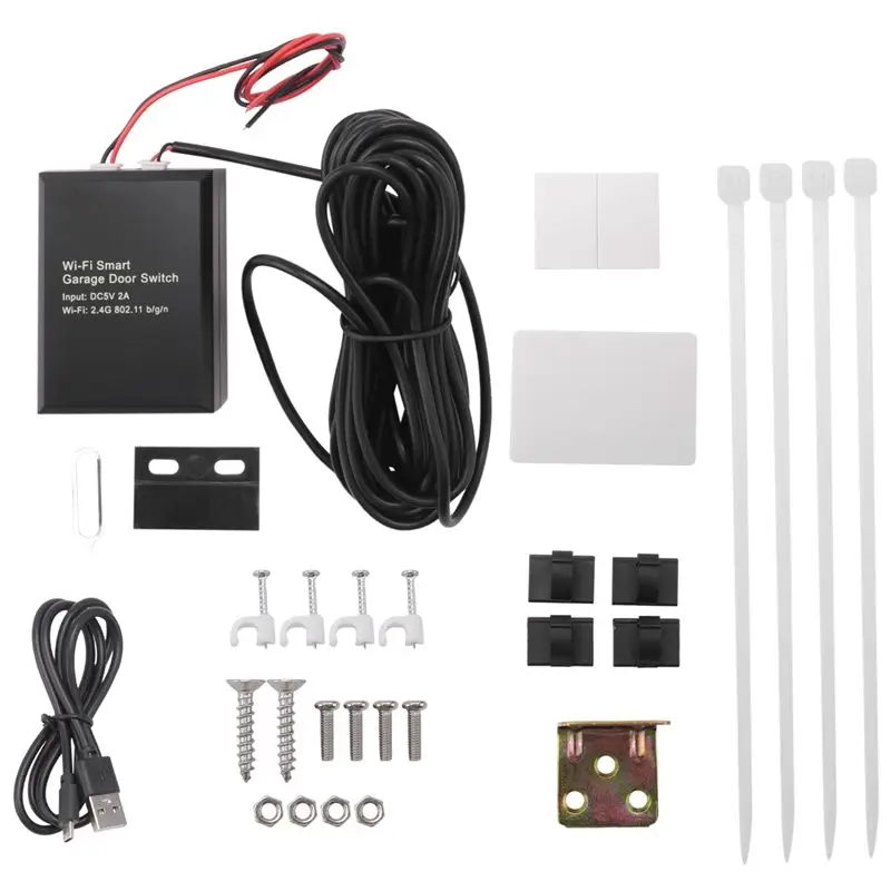 [NEW!A25P】 Garage Door Opener Door Opener Automatic Wifi Smart Home Work For Alexa Google Home Voice Control App Remote Control