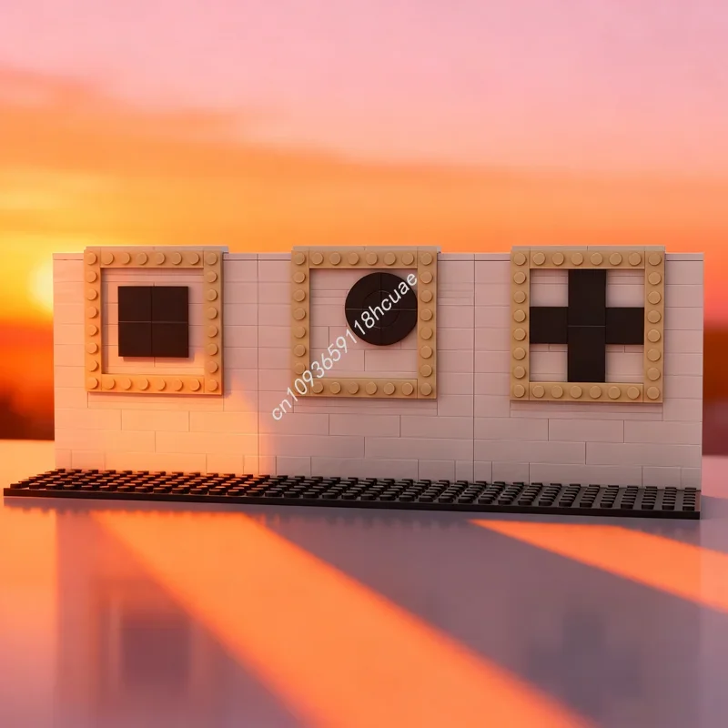 

185 деталей MOC: Конструктор «Супрематизм» Казимира Малевича, модель для сборки, развивающая игрушка, креативный набор, рождественский подарок для детей