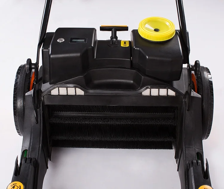 Hand Push Sweeping Machine  Road Sweeper Electric Floor Sweeper Street Sweeping Machine   with Vacuum and Water Spray