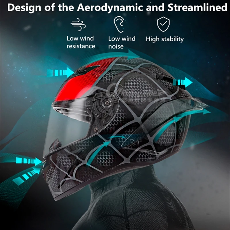 

Venom Style Helmet Motorcycle Off-road Professional Full Face Racing Helmet for High risk sports Head Safety Protection X310