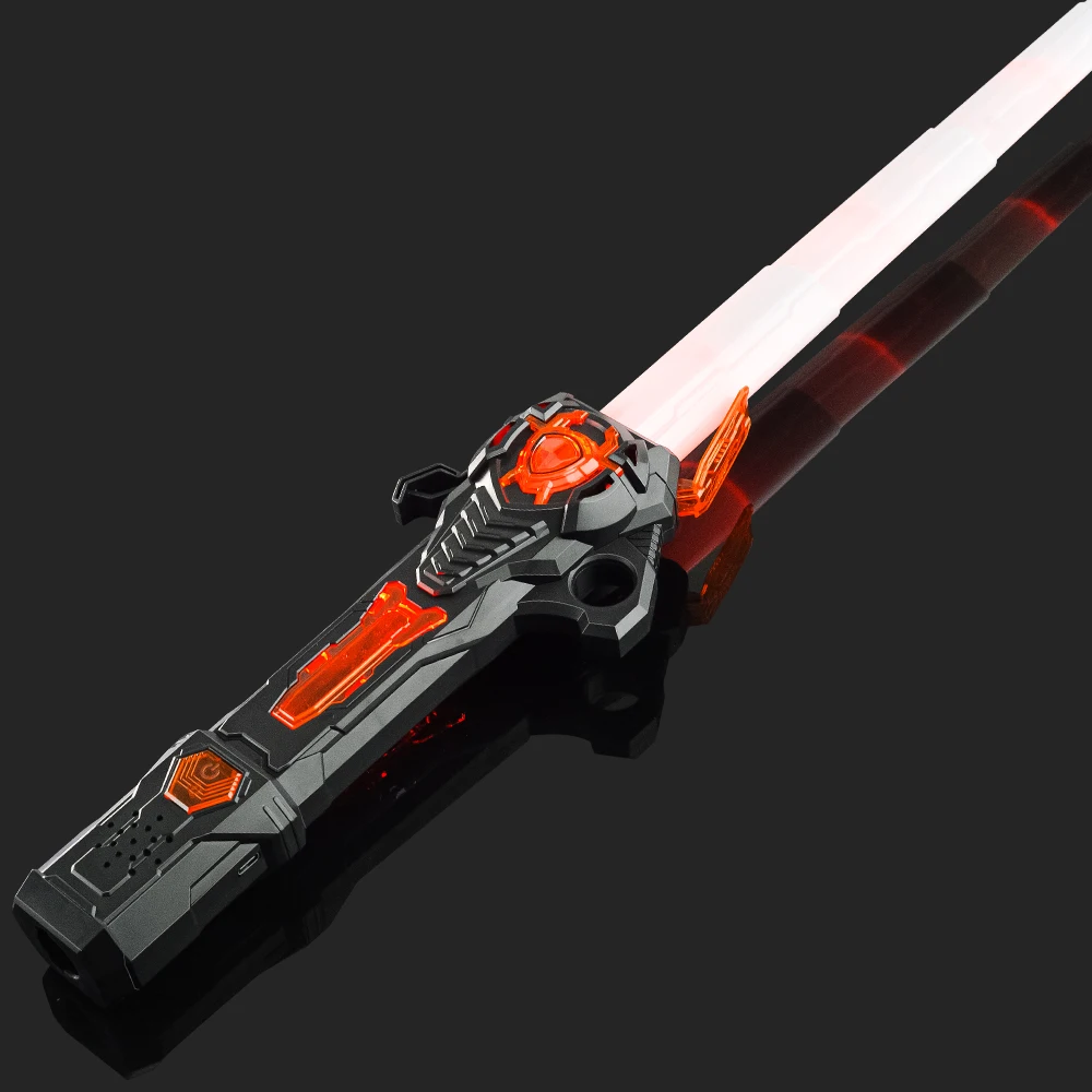 RGB Light up Sabre voor kinderen, USB oplaadbare sabel 16 kleuren intrekbaar laserzwaard, knipperend zwaard, lichtgevend speelgoed, fluorescerend