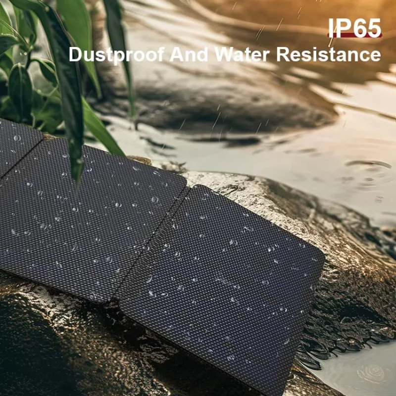Portable Foldable USB Interface Solar Charger Free Electricity Live-Streaming Equipment Camping Walkie-Talkies Designed Solar
