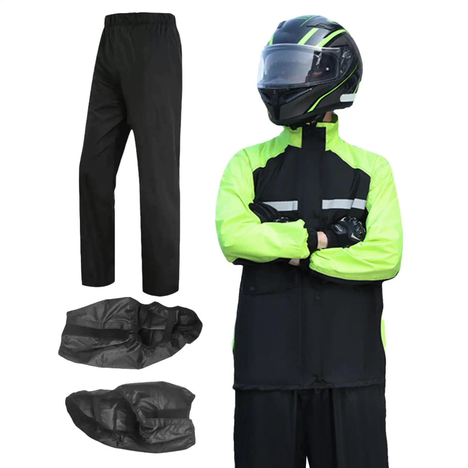 

Мотоциклетная дождевик, мотоциклетная дождевик, мужские дышащие светоотражающие легкие ботинки, плащ-пончо для строительной работы