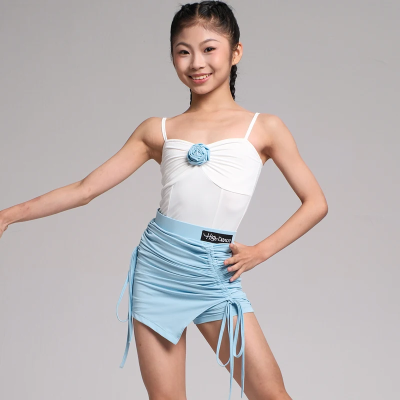 

Fashion Girls Chacha Latin Dance Clothing Children Latin Dance Competition Costume Kids Performance Dancing Clothes DW10924