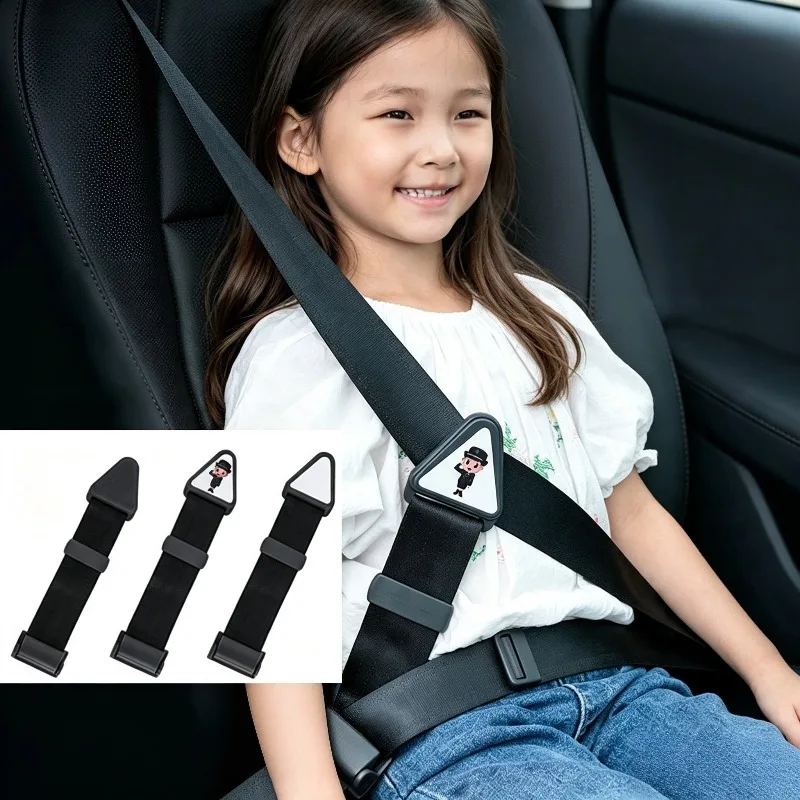 Car Seat Belt Adjuster For Kids Safe Neck Shoulder Positioner Child Safety Seatbelt Clip Protect Neck Shoulder For Travel