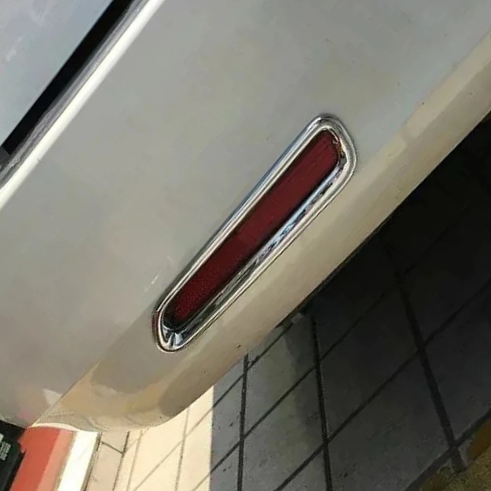 

Rear Fog Light Lamp Cover Trim For Toyota Sienna 2010-2013 2014 2015 2016 2017 Chrome Car Tail Foglight Bezel Trims Accessories