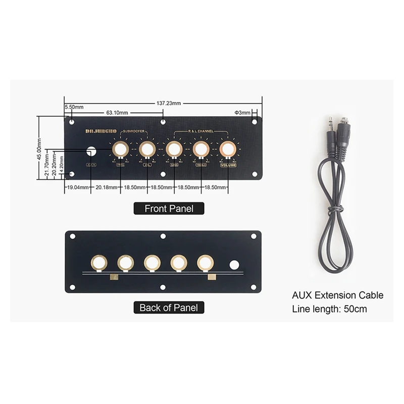 FFYY-ใหม่ S200HS-W Bluetooth 5.2 ซับวูฟเฟอร์เครื่องขยายเสียงดิจิตอล 2.1 ช่อง 100W + 100W + 200W แรงดันไฟฟ้ากว้าง 12-24V สเตอริโอ Hifi