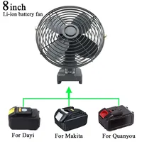 Power Tool Parts 8 Inch Floor Electric Fan Outdoor Camping Desktop Fan For Makita For Dayi A3 For Quanyou 18V 20V Li-ion Battery