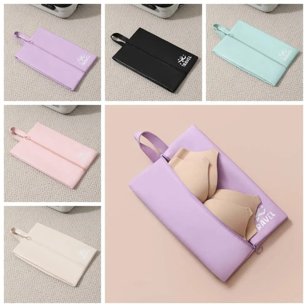 

Solid Color Travel Shoe Bag Multifunctional Sorting Pouch Luggage Shoe Organizer Storage Bag Nylon Underwear Clothes Bags Men