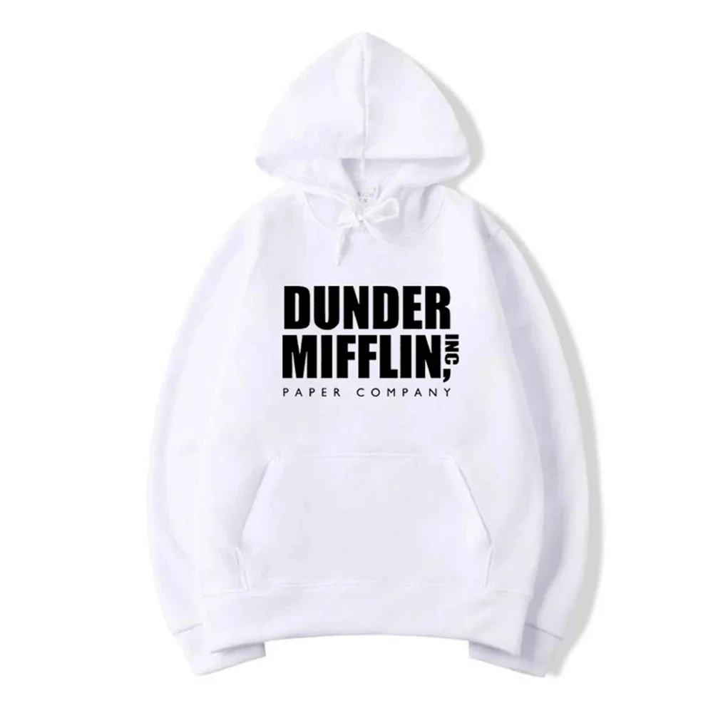 

Худи The Office Dunder Mifflin INC с принтом, толстовка Дуайта Шрота, мужская и женская повседневная толстовка с капюшоном, пуловер