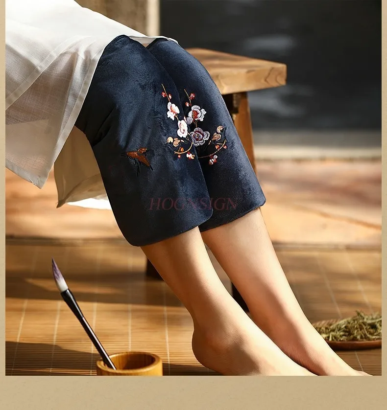 Electric heating knee pads leg salt hot compress bag moxibustion physiotherapy bag warm old cold leg knee joint pain artifact
