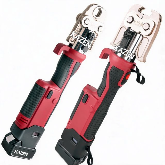 Kz Stable Rechargeable Hydraulic Straight Handle Mini Compact Lithium-ion Portable Crimper