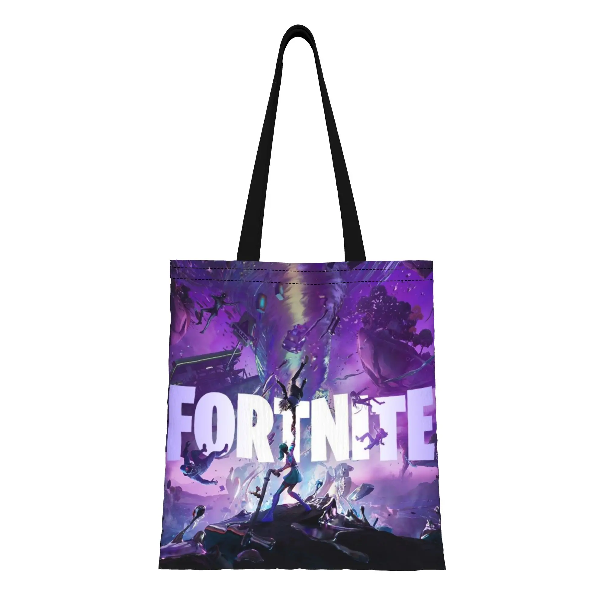 

1 шт. холщовая сумка-тоут Funko Fortnite для первого дня в школе, женская сумка через плечо