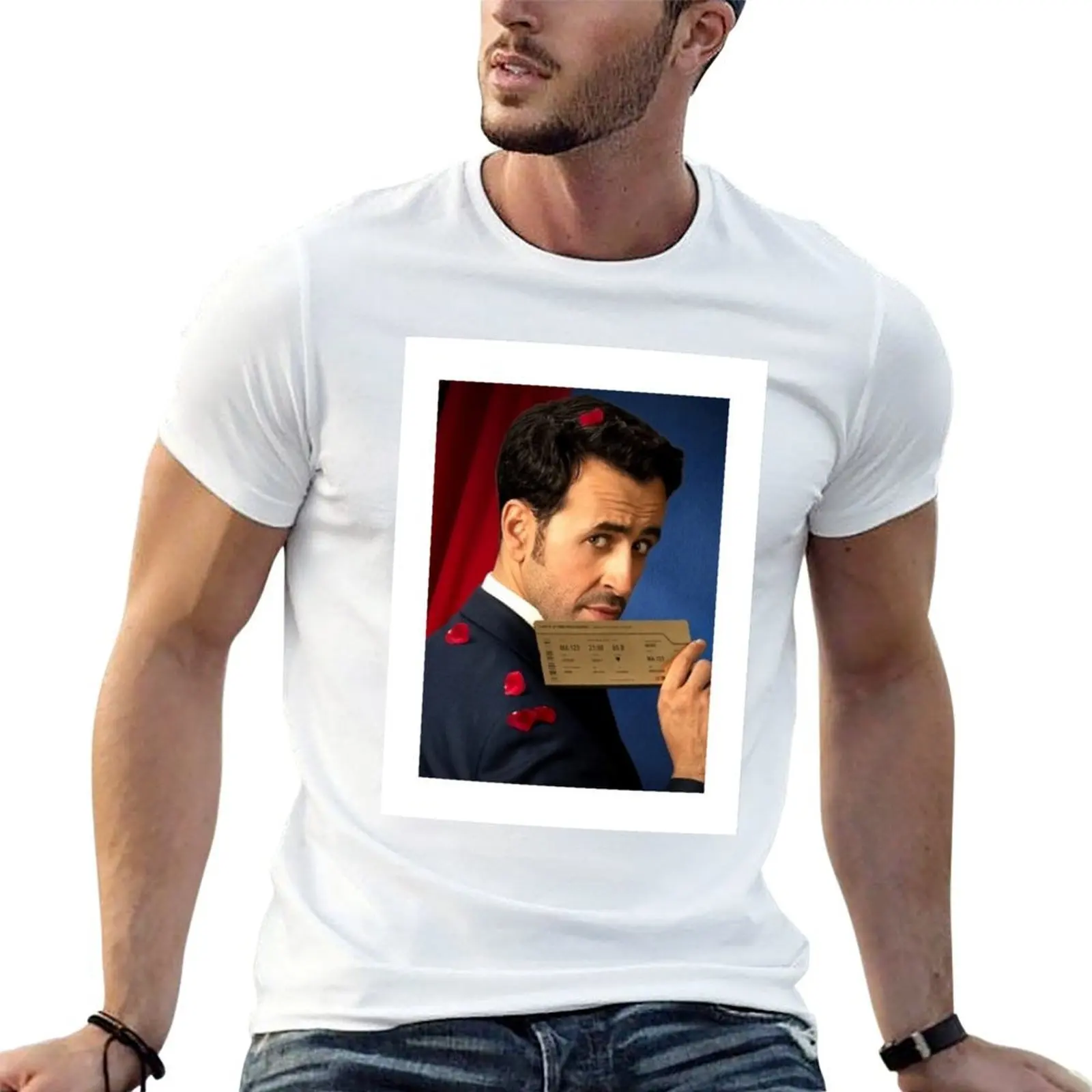 Portrait photo - Jonathan Cohen T-Shirt man t shirts for men casual man t shirt cotton t shirts designer T-shirt