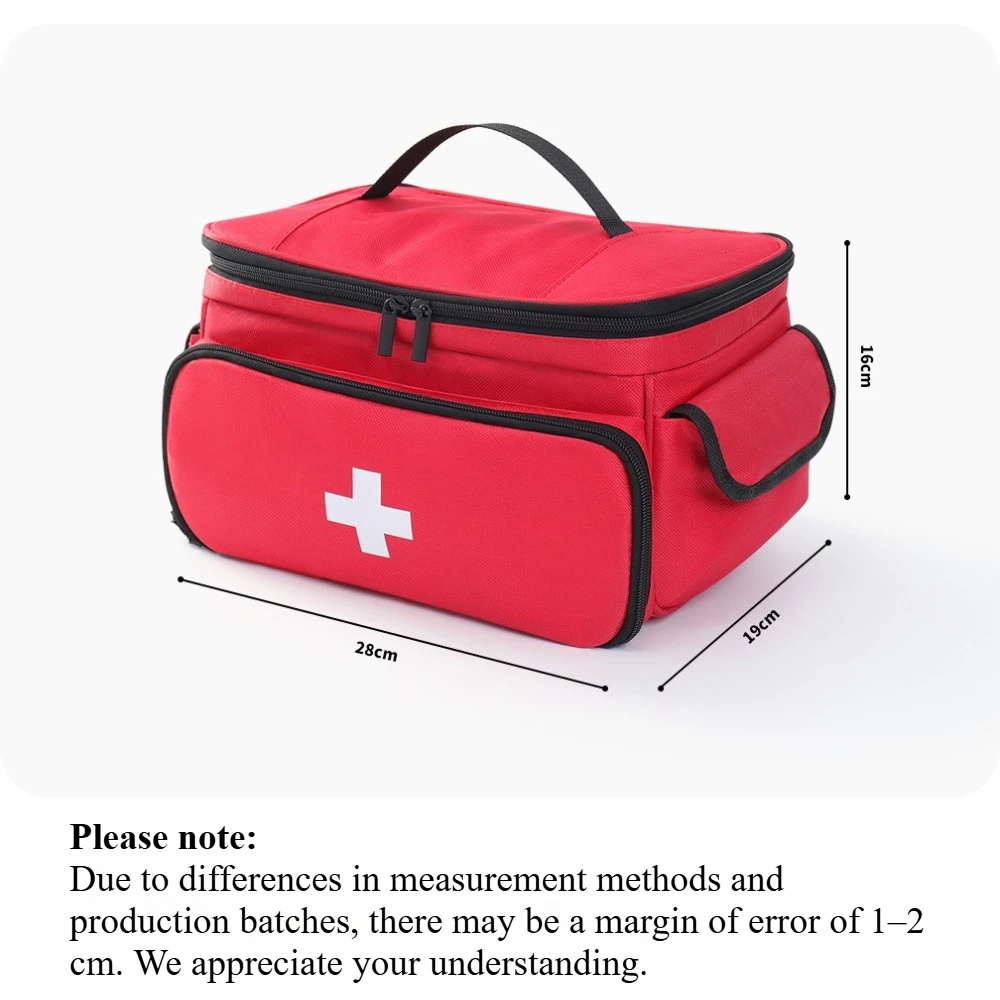 Large Capacity Travel Medicine Storage Bag, Portable Emergency Kit, Partition Design, Medical Case, Home First Aid Kit image 4