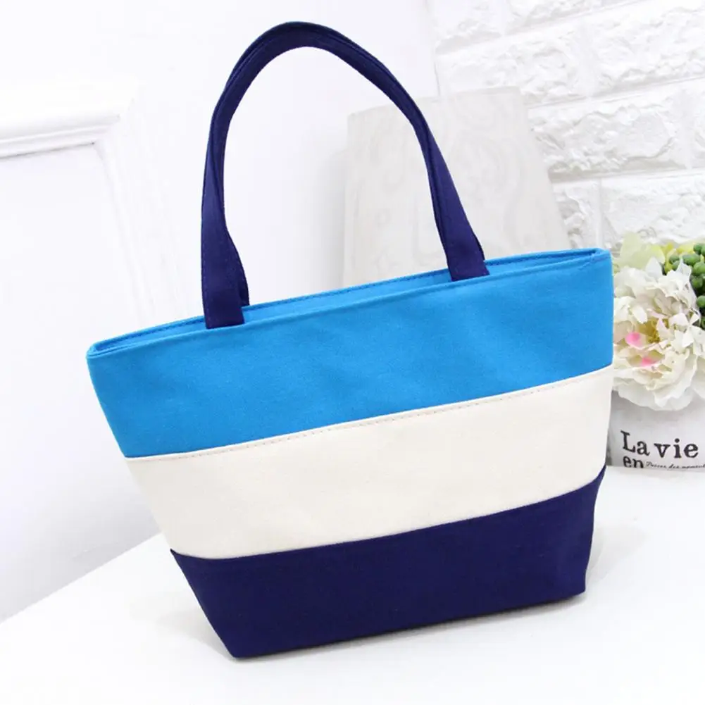 

Dual-purpose Tote Bag Oxford Cloth Large Capacity Lunch Bag for Lunch Box Outdoor Shopping Bag for Women Adult Picnic Working