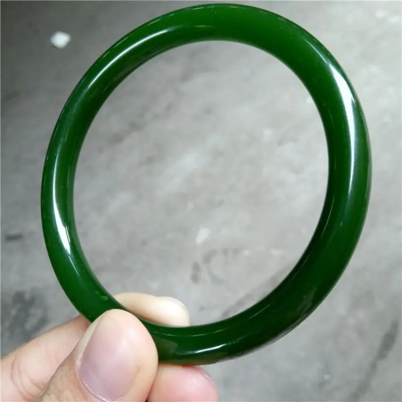 Round Bar Bracelet Female Spinach Green Beauty Strips