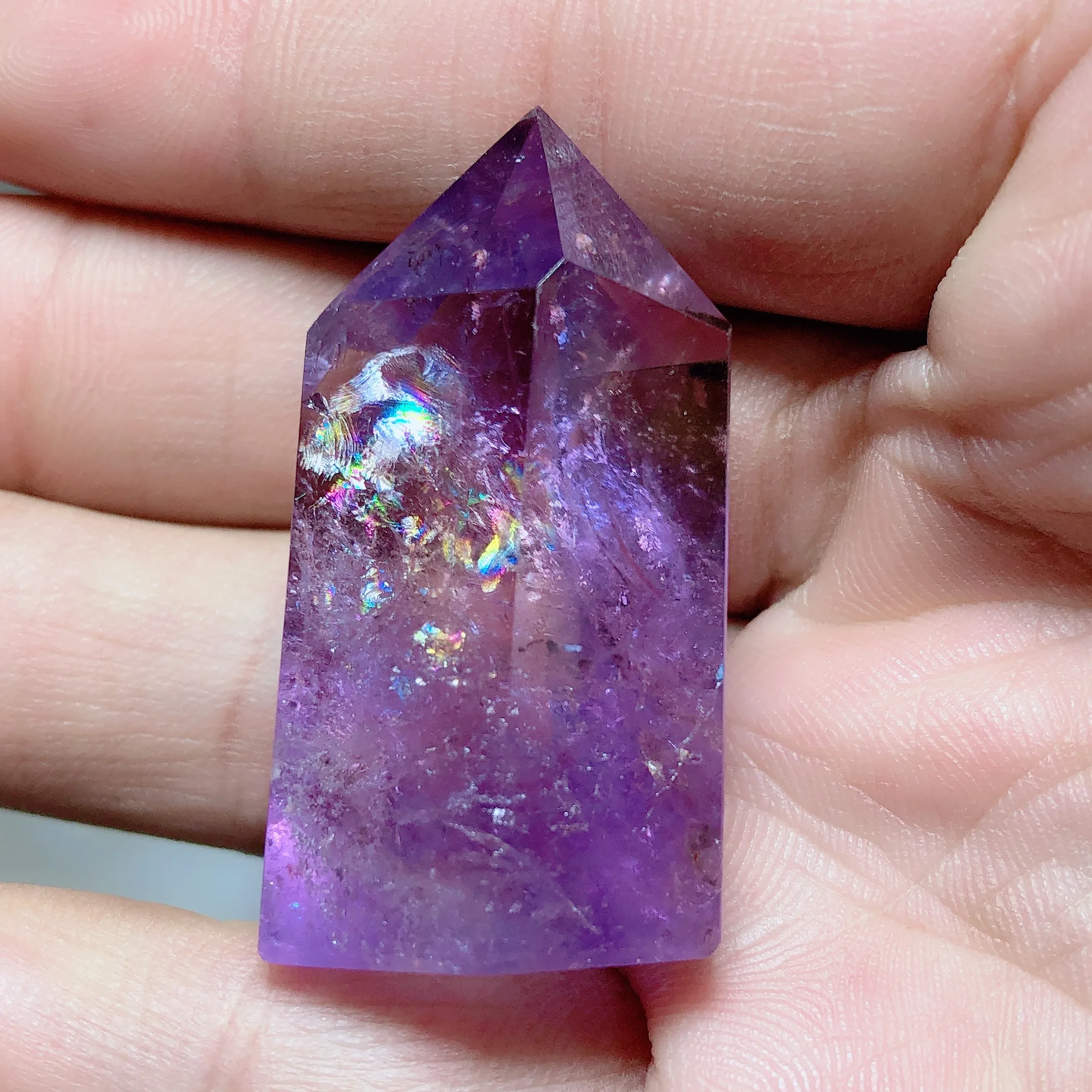 

Healing High Quality Natural Crystals Amethyst Ametrine Tower Gemstones Energy Reiki Mineral Home Decorations Gift Room Decor