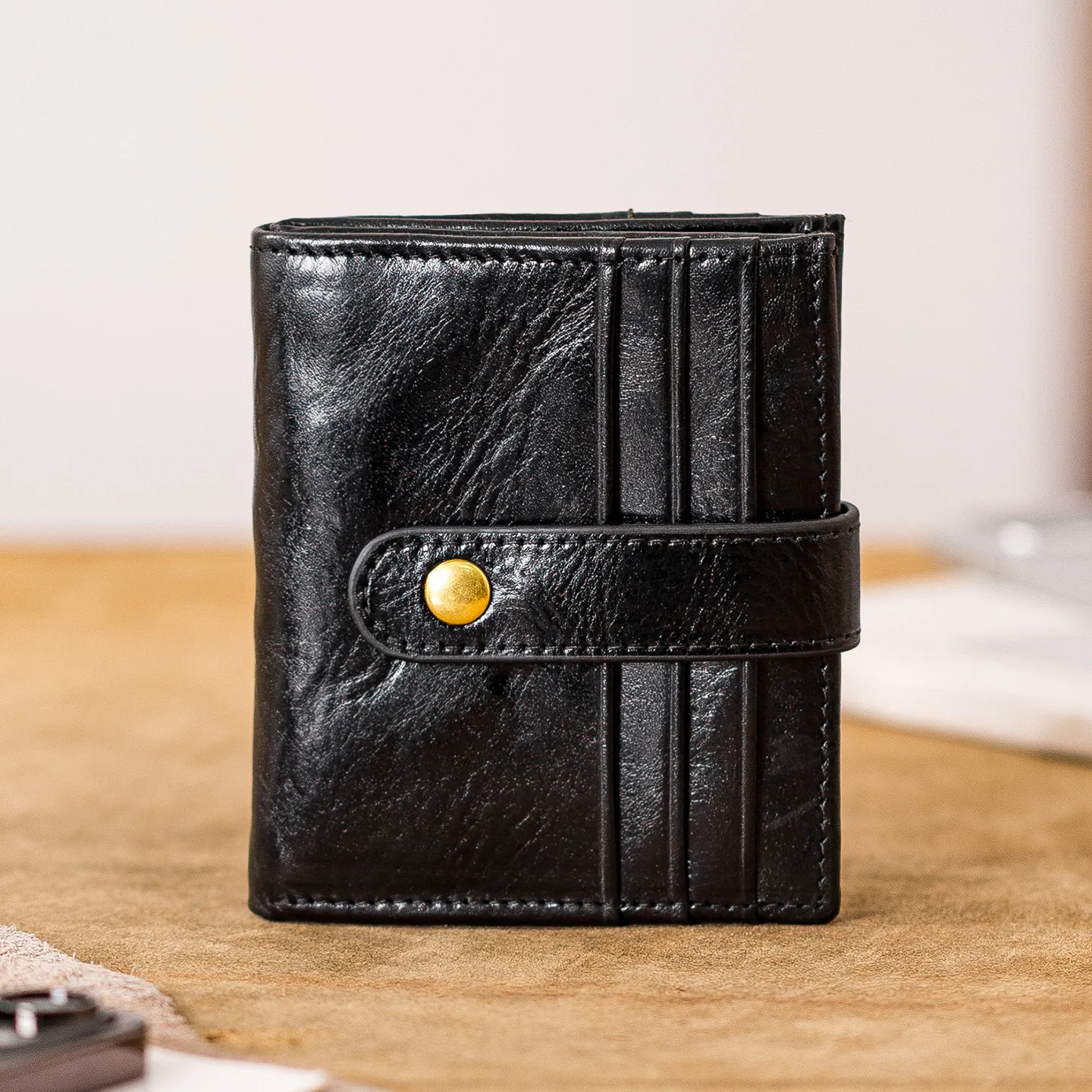 

Модная винтажная роскошная сумка для карт из коровьей кожи для мужчин и женщин, повседневная дизайнерская сумка из натуральной кожи, держатель для кредитных карт, кошелек для монет