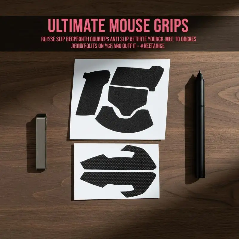 1set Mouse Anti Slip Side Grips‌ Back Sticker For  Viper Ultimate Mice Decoration