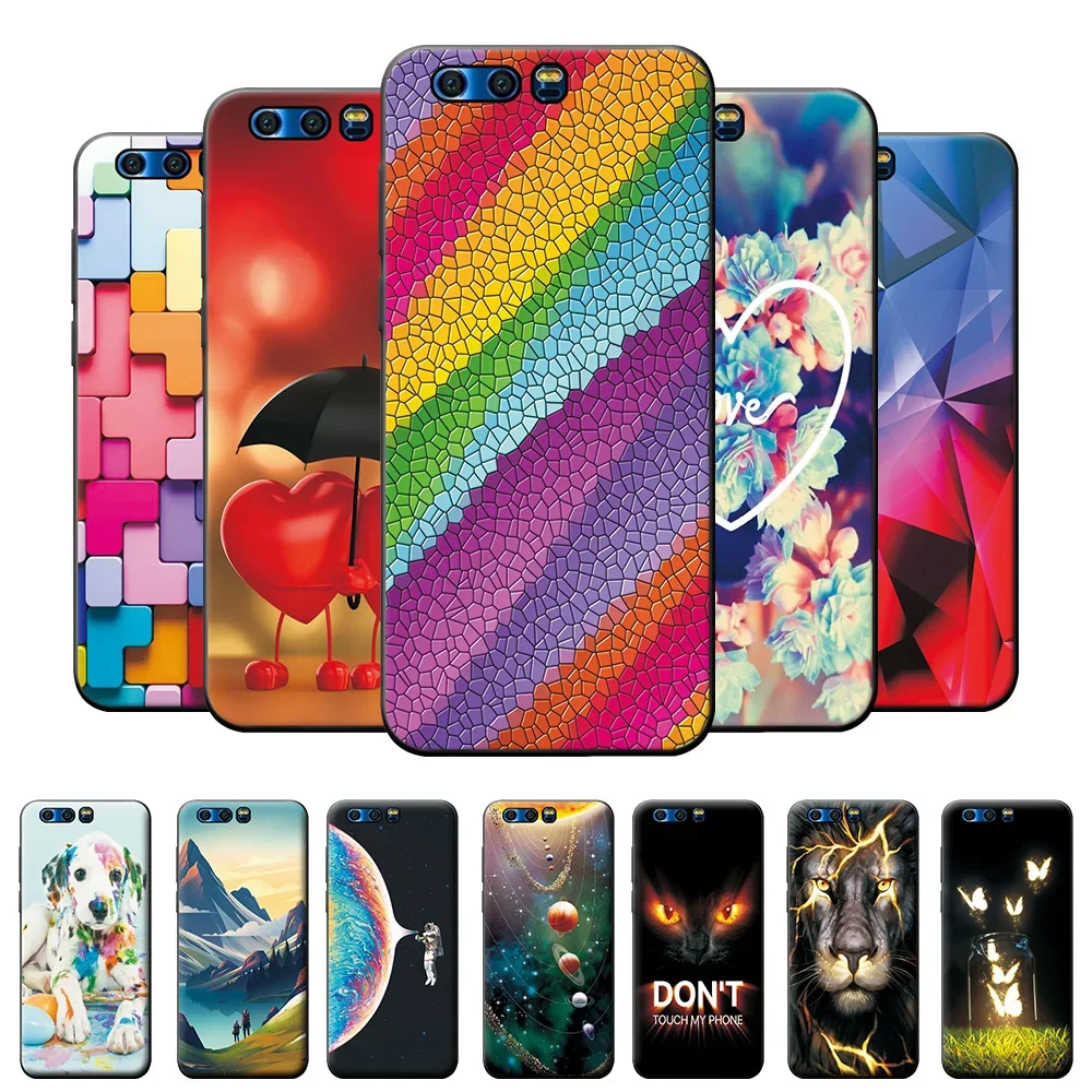 Case For Honor 9 Case Cover on Honor9 Honor 9 Phone Case For Huawei Honor 9 STF-L09 Silicone TPU Back Cover Bumper 5.15