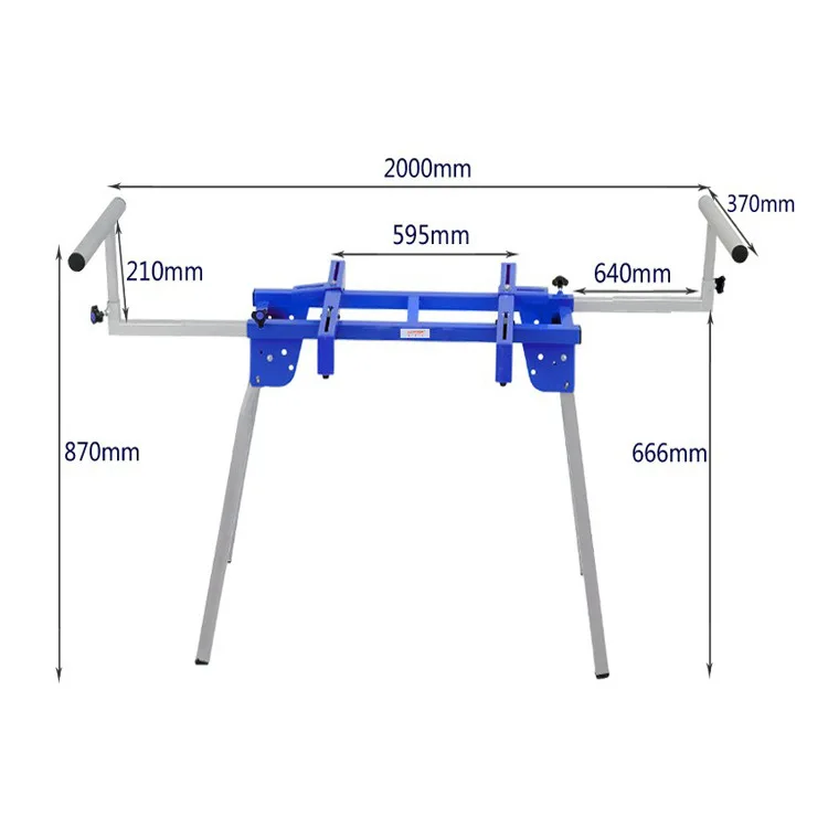 Special bracket workbench Special bracket workbench for miter saws Suitable for a variety of models Foldable and easy to carry