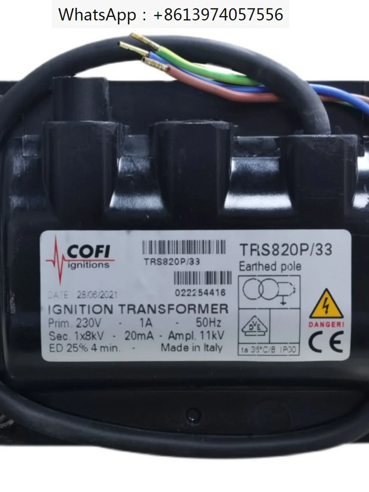 

Original ignition transformer high voltage package TRS818PC TRS820P/33