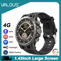 VALDUS 4G Smartwatch For Man Woman VG54 Pro AMOLED Watch With SIM Card HD Camera GPS WIFI Fitness Sport 32G Rom 2024 Smart Watch