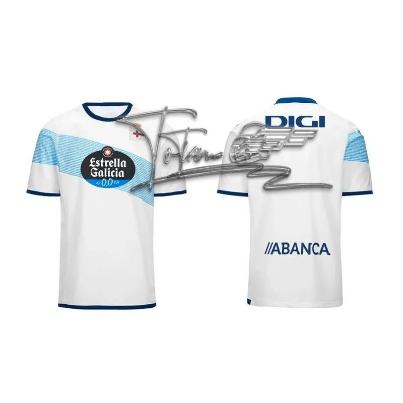 

Summer training T-shirts men and women La Coruna jerseys breathable quick-drying Spanish tops MOTO