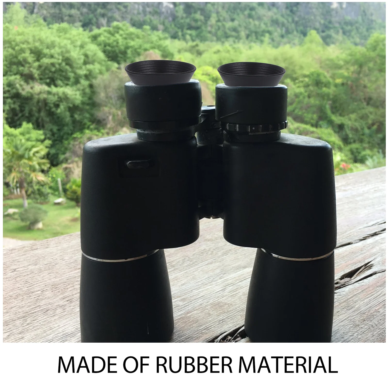 2pcs Rubber Eyepiece Covers Soft Eyepiece Guards For Stereo Microscope Replaceable Eyepiece Shields Microscope Accessories