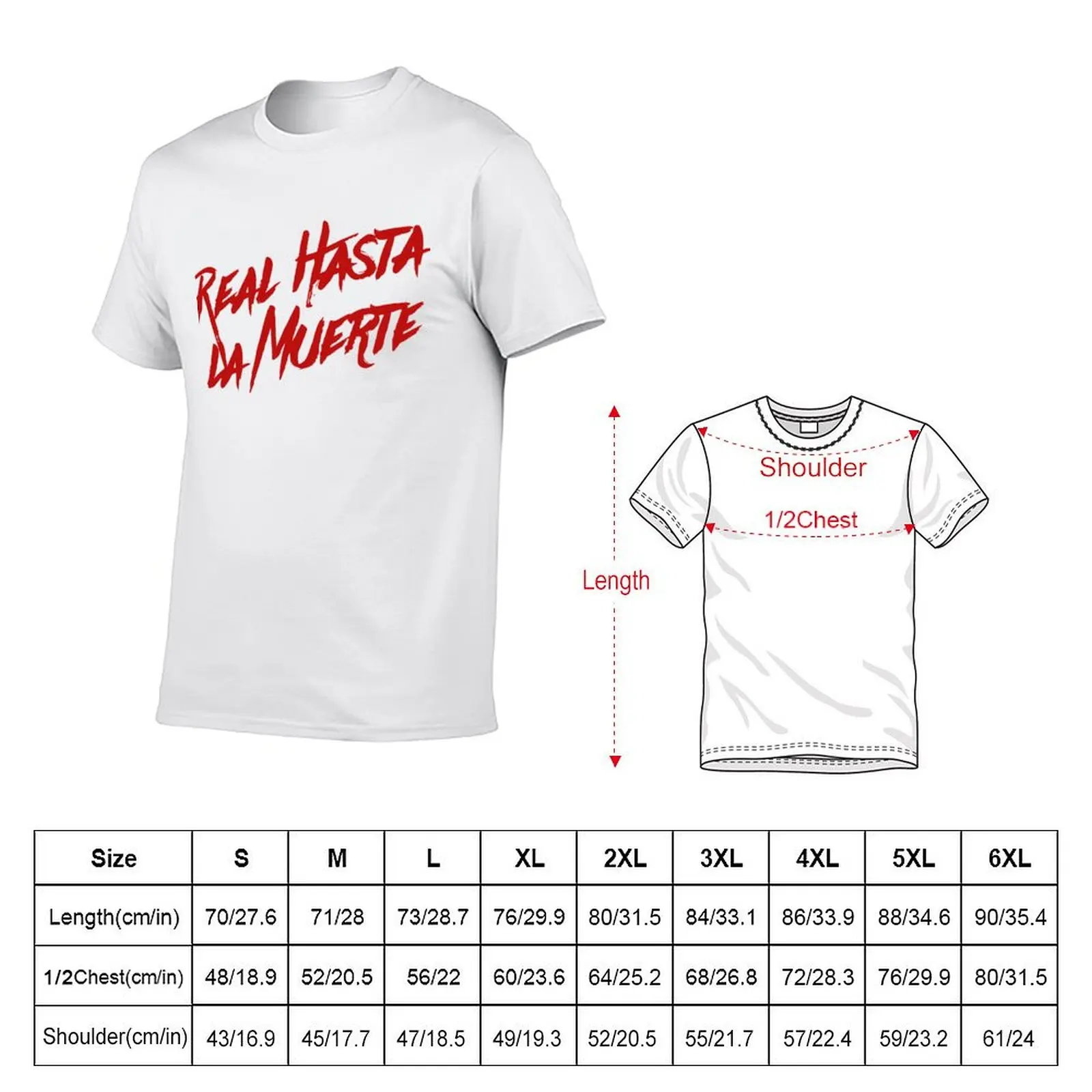 Anuel AA Real Hasta La Muerte T-Shirt man t shirt designer t shirts for man cotton funny man graphic t shirt T-shirt