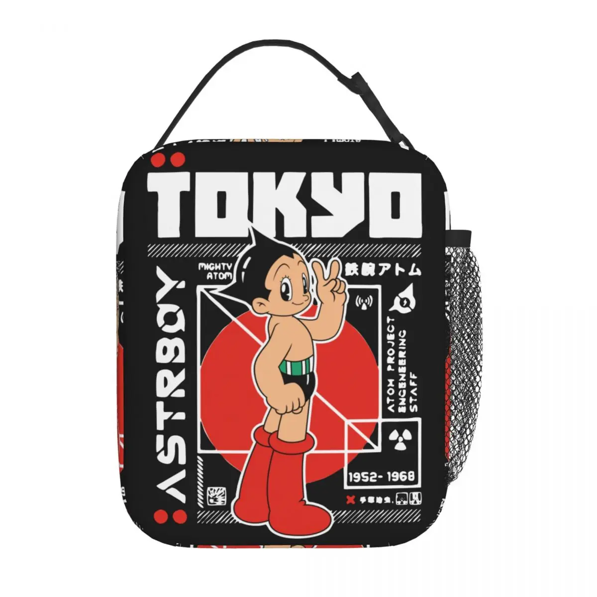

The Mighty Atom Astro Boy Astroboy Изолированные сумки для обеда Контейнер для еды большой емкости Сумка-холодильник Большая коробка для обеда Пикник Девушка Мальчик