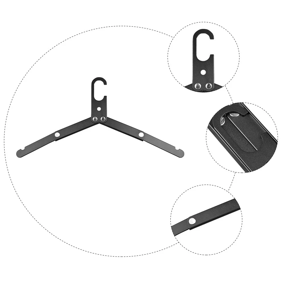 

Portable Clothes Hanger Foldable Travel Hanger For Outdoor Camping Backpacking Shirts Pants Socks Underwear Drying Rack Space