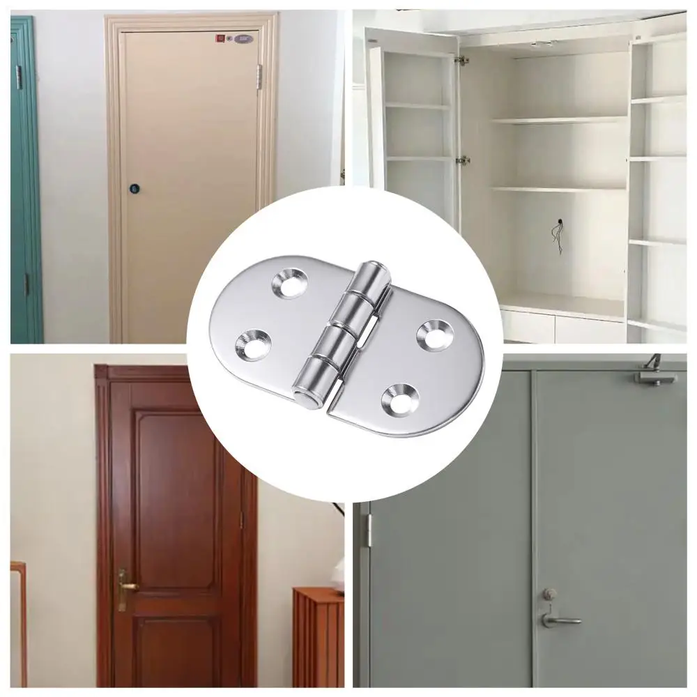 2Pcs Stainless Steel Heavy Duty Hatch Casting Hinge Thickness Corrosion Resistance Boat Hinge Easy Installation Rust-proof