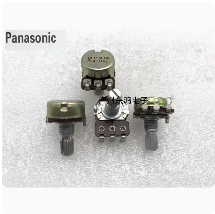 4 pcs Original Japanese genuine RK16 potentiometer single link B150K threading pin shaft long wrapped thread 15mm potentiometer