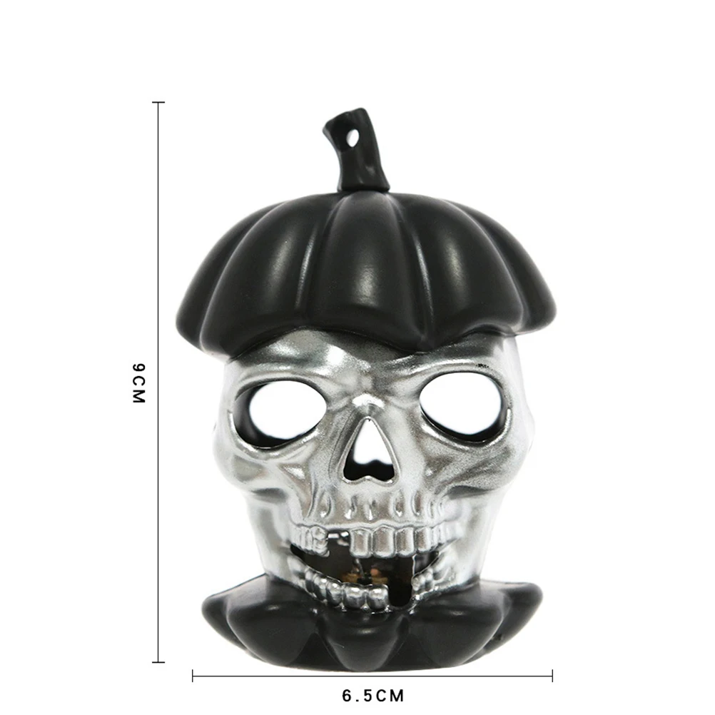 2 pezzi di zucca di Halloween lampada LED luce notturna decorazione foro per appendere per feste casa bar giardino festival scolastici
