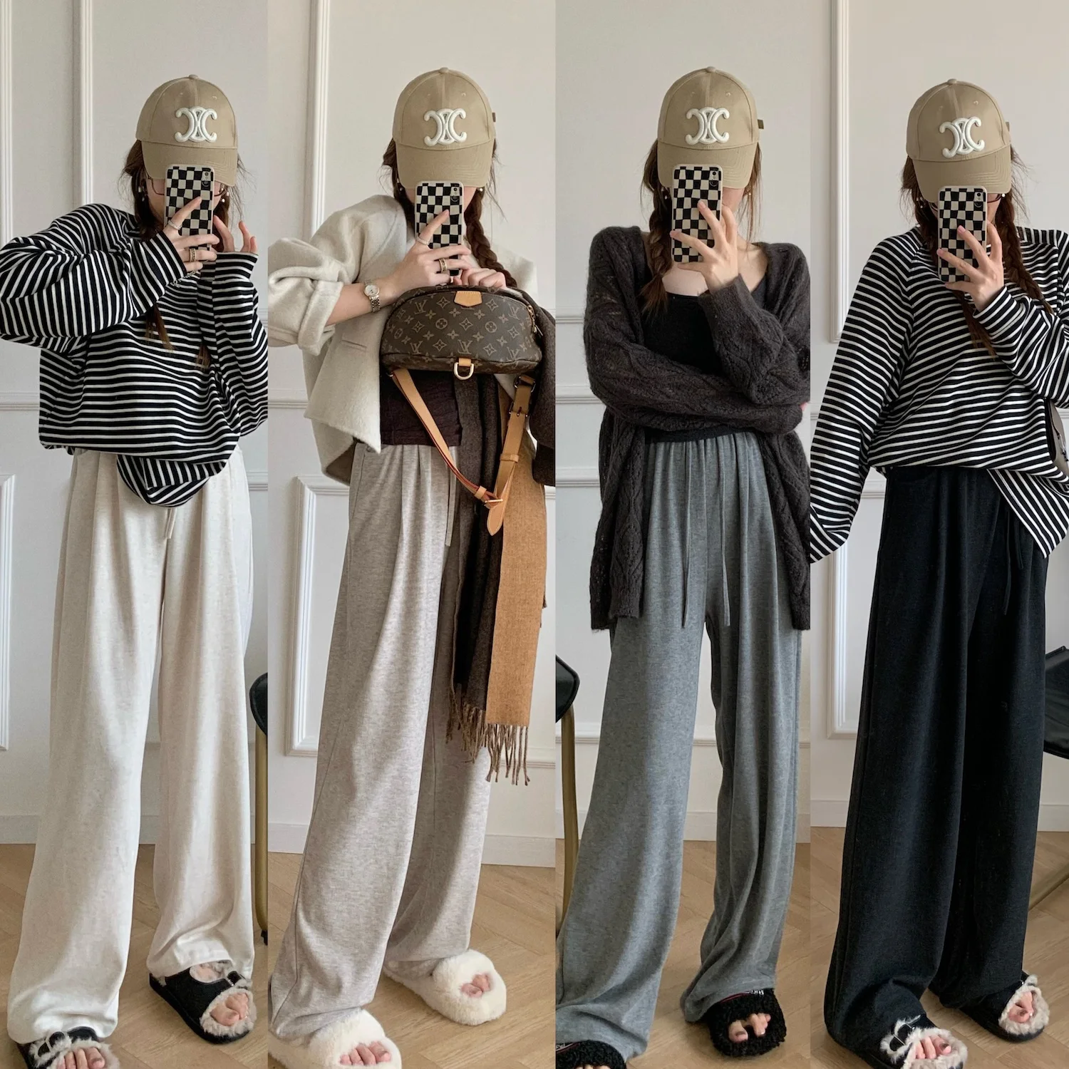 

Удобные женские джинсы Linzi с высокой талией, широкими штанинами, на флисовой подкладке, в пол, повседневные, свободного кроя, легко носить