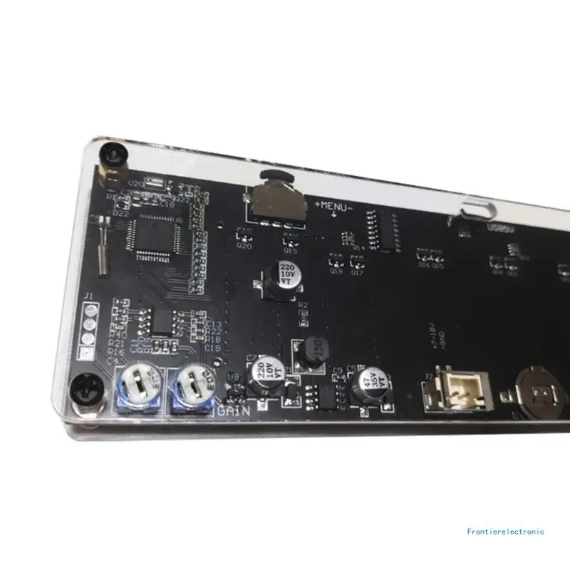 LED2015 Metal Music Spectrum LED Level DC7-24V 1W 50Hz to 20kHz DropShipping