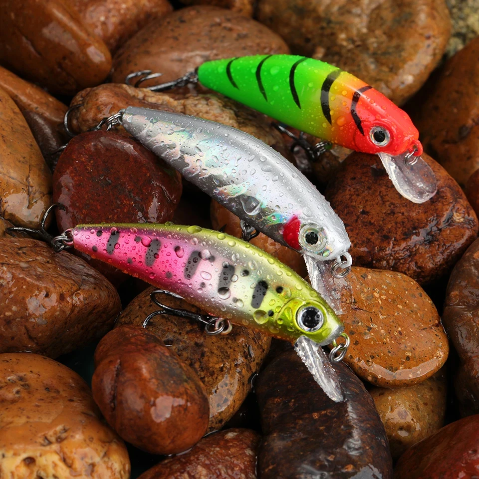 SPAZIERGANG FISCH 1Pcs 75mm 10,5g Minnow Köder Sinkende Angeln Künstliche Köder Hartplastik Wobbler Angeln Pesca forelle Bass Köder Köder