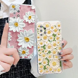 TPU Case For Samsung A54 5G A55 A15 A34 A33 A53 A14 A13 A05 A32 A23 A24 A52 A73 S24 Ultra S23 Plus S21 S22 S20 FE Flower Covers