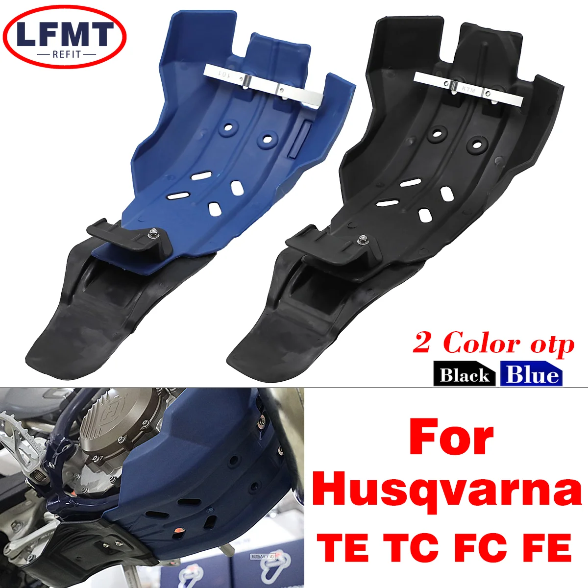 

Motorcycle Engine Frame Protector Cover Guard Skid Plate For Husqvarna TC FC FE TE 250 300 250I 300I 2019-2020 Motocross parts