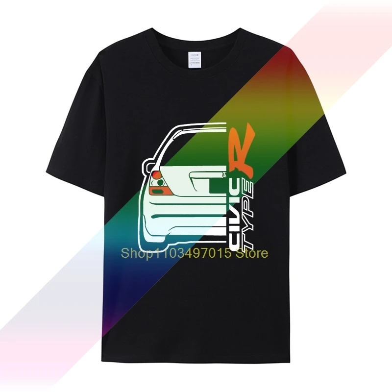 Classic Civic Ep3 Type R T-Shirt 2020 Newest Summer Men\'s Short Sleeve Popular Tees Shirt Tops Unisex