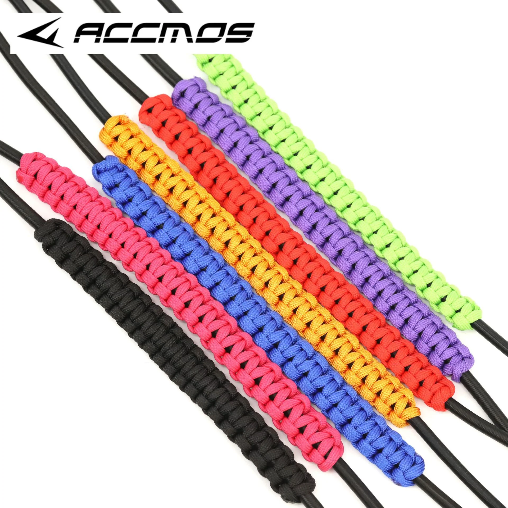 Archery Adjustable Bow Wrist Sling for Recurve Compound Bow Braided Parachute Cord Bow Handle Shooting Accessory