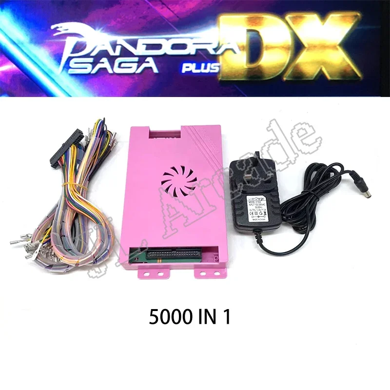 2021 Pandora SAGA DX Special Version 5000 in 1 arcade family board vga  HD  can add FBA MAME PS1 SFC SNES FC MD 3d