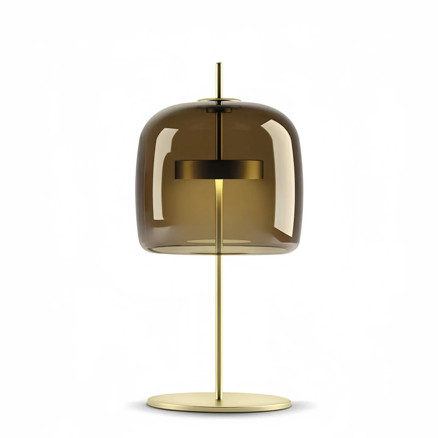 

Postmodern simple glass table lamp living room bedroom creative personality designer art light luxury decorative bedside lamp